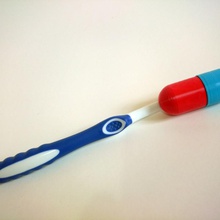 escova dentes tampa jardim casa banho concorrência purement anti microbiana filamento toothbrushcover 3d print model - Mito3D