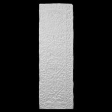 décoratif plaque analyse architecture sculpture marbre végétal motifs 3d print model - Mito3D