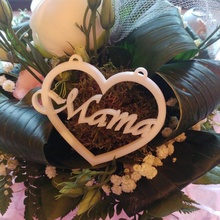 madre corazón amor cumpleaños día Madre mamá bi 3d print model - Mito3D