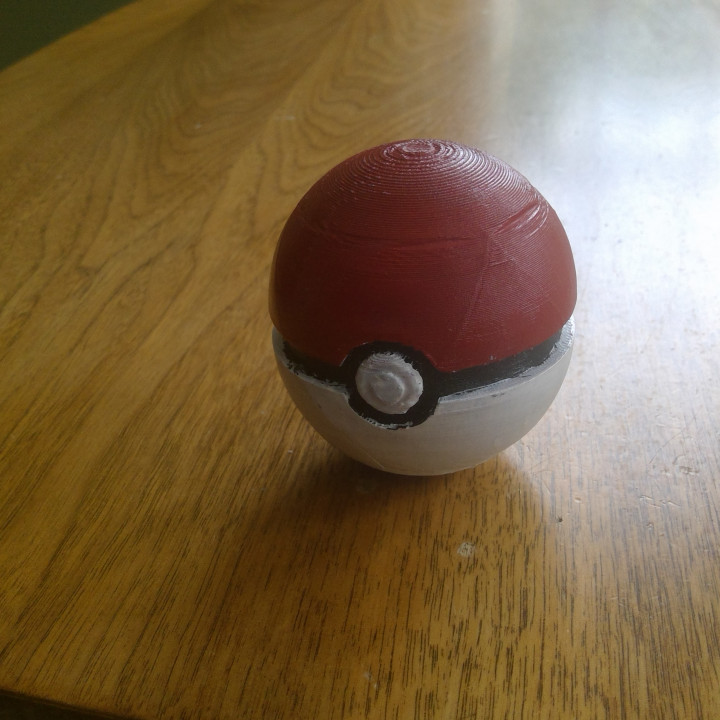 pokeball fan art pokemon videogame catchthemall 3D print model - Mito3D