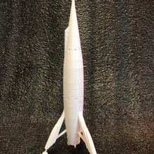 twa moonliner - rocket moon scale space spaceship disneyland disney tomorrowland 1955 ho 3d print model - Mito3D