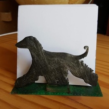 afghane paper holder & garden dog winddog 3d print model - Mito3D
