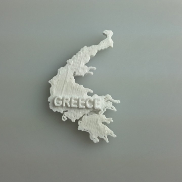 map greece education 3D print model - Mito3D
