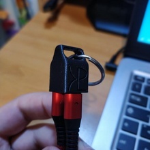 USB type porte clés câble cable typec usbc 3d print model - Mito3D
