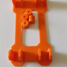 3d impressora filamento carretel rolo rolamento Construir monte salpicar montagem filamentos spollroller 3d print model - Mito3D