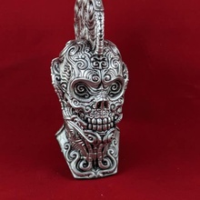 skullhawk jardín busto maya cráneo Giger florido candyskull 3d print model - Mito3D
