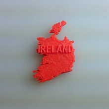 harita İrlanda eğitim göster 3d print model - Mito3D