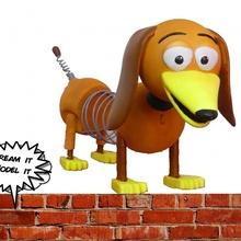 slinky toy story toys & games cute dog fun model 4 dream 3d print model - Mito3D