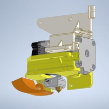 holder mk8 extruder nozzle print head prusa i3 build 3d printer fan 3dprinter shroud 3d print model - Mito3D