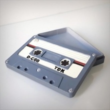 audio cassette box & garden box cassette audio 3d print model - Mito3D