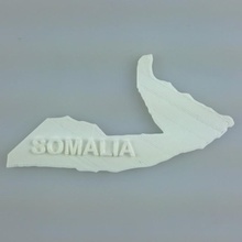 map somalia education 3d print model - Mito3D
