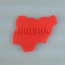 mappa nigeria l'istruzione 3d print model - Mito3D