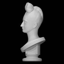 ann buchan robinson scan bust female girl head portrait sculpture marble french france romantic idealised anne-buchan-robinson pierre-jean-david-d'angers 3d print model - Mito3D