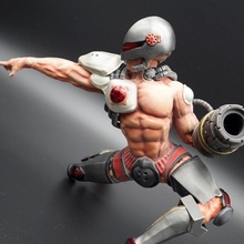 granate cyborg ventilador Arte androide robot joyería joya humanoide tierra Hueca 3d print model - Mito3D