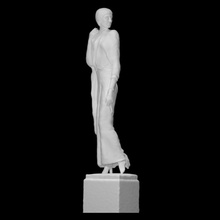 Monument anna Akhmatova Scan Zahl Dame Skulptur Statue Frau Bronze Russisch Dichter 3d print model - Mito3D