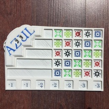 azul gioco tavola punto contatore giocare tavolo estrusore single multicolore 3d print model - Mito3D
