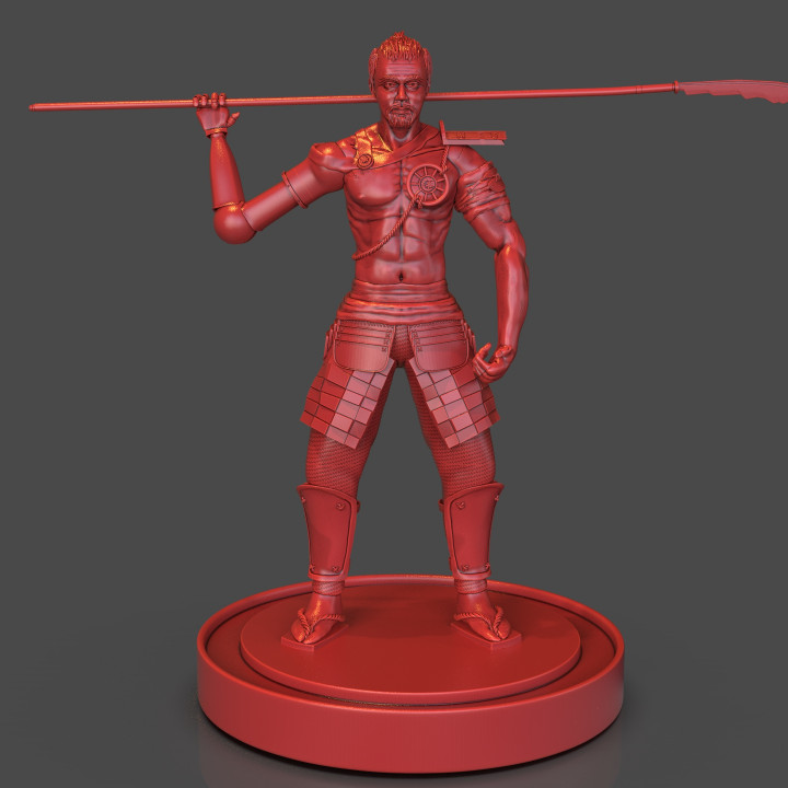 samurai Steampunk coleção fantasia Japão japonês medieval ninja rpg Guerreiro personagem miniatura tampo mesa colecionável fgurina feudal 3D print model - Mito3D