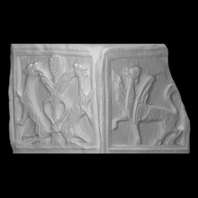 puja escanear arquitectura decorativo escultura alivio fragmento apertura 3d print model - Mito3D
