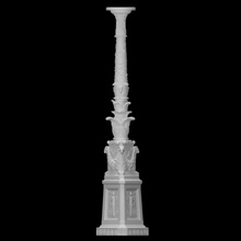 bileşik sütun taramak Antik mimari klasik dekoratif Roma heykel 3d print model - Mito3D