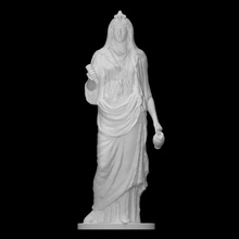 isis scan egyptian figure goddess greek mythology sculpture statue woman 3d print model - Mito3D