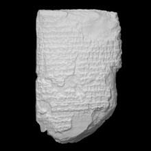 culinary tablet scan ancient relief recipe 3d print model - Mito3D
