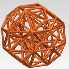 polyèdre jouet graphique 3d print model - Mito3D