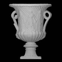 crater jug scan sculpture vessel marble relief napoli dionysus retinue 3d print model - Mito3D