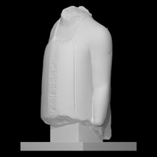 fragmentarisch Statuette Visier Scan Ägypten Skulptur Statue Stein Kalkstein Photogrammetrie offiziell new kingdom Echnaton 3d print model - Mito3D