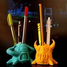 monster penholder & garden pen fantasy funny holder 3d print model - Mito3D