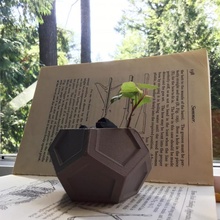 angular plant pot 3d print model - Mito3D