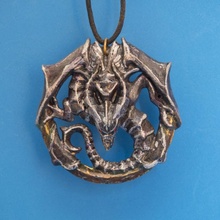 Dragão talismã Castlevania 2 medalhão castelvania 3d print model - Mito3D