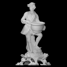 louis xv meissen bouquetiere figure scan collection sculpture french france porcelain painted private statuette mounted auction louis-xv ormolu jjkandler louis-quinze rococo 3d print model - Mito3D