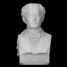 buste Houdini analyse visage portrait artiste harry échapper 3d print model - Mito3D