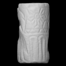 cilindro foca Varredura coluna cena alívio gravado argila 3d print model - Mito3D