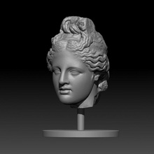 tête Aphrodite analyse 3d print model - Mito3D