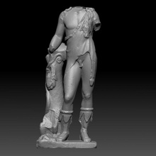 torse Dionysos analyse 3d print model - Mito3D