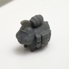 pack pig cute mini miniature dungeonsanddragons piggy d&d dnd dungeons dragons pathfinder 5e dndmini animal hireling 3d print model - Mito3D