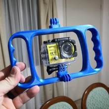 gopro easy handle v2 action camera mount diving extremesport 3d print model - Mito3D
