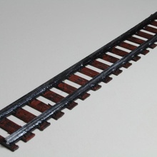 ho scale straight rails toys & games tracks train gauge railway railroad ho-scale 3d print model - Mito3D