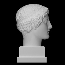 tête Apollon Kassel type analyse Dieu grec mythologie portrait romain sculpture marbre copie fragment 3d print model - Mito3D