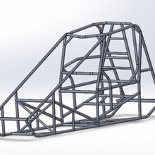 arrancada carro chassis 3d print model - Mito3D