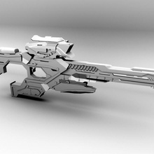 sci fi francotirador concepto 3d print model - Mito3D
