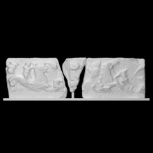 fragment relief scan sculpture statue figures scene 3d print model - Mito3D