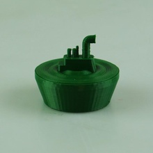 copertura sottomarino lavandino giardino coperchio concorso purement anti microbico filamento 3d print model - Mito3D