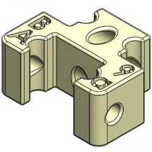 ba 9a base conector mecânica Educação Diversão modular Toque Construir Engenharia módulo he ideas 3d print model - Mito3D