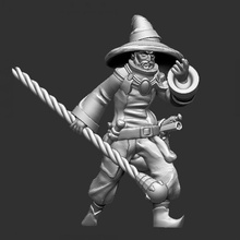 human male mage fantasy d&d tabletop figure game mini rpg character miniature 3dprintable boardgame 3d printer action dnd dungeons dragons humanoid sorcerer 3d print model - Mito3D