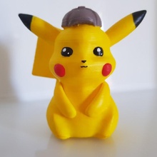 pok mon detective pikachu fan art cute game movie pokemon pop kid detectivepikachuactionfigures 3d print model - Mito3D