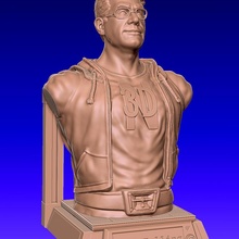 3d impresión nerd joel narración busto ventilador Arte estatua 3dprinter 3dprintingnerd agradable escultura 3d print model - Mito3D