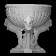 foundling hospital font scan sculpture marble 3d print model - Mito3D