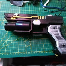 Estrela Raposa arma fogo esmagar manos adereços cosplay Nintendo Starfox 3d print model - Mito3D